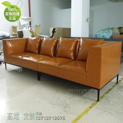 北歐設(shè)計(jì)師 簡(jiǎn)潔五金沙發(fā)辦公酒店會(huì)所 家用商用 雙人多人拼組合