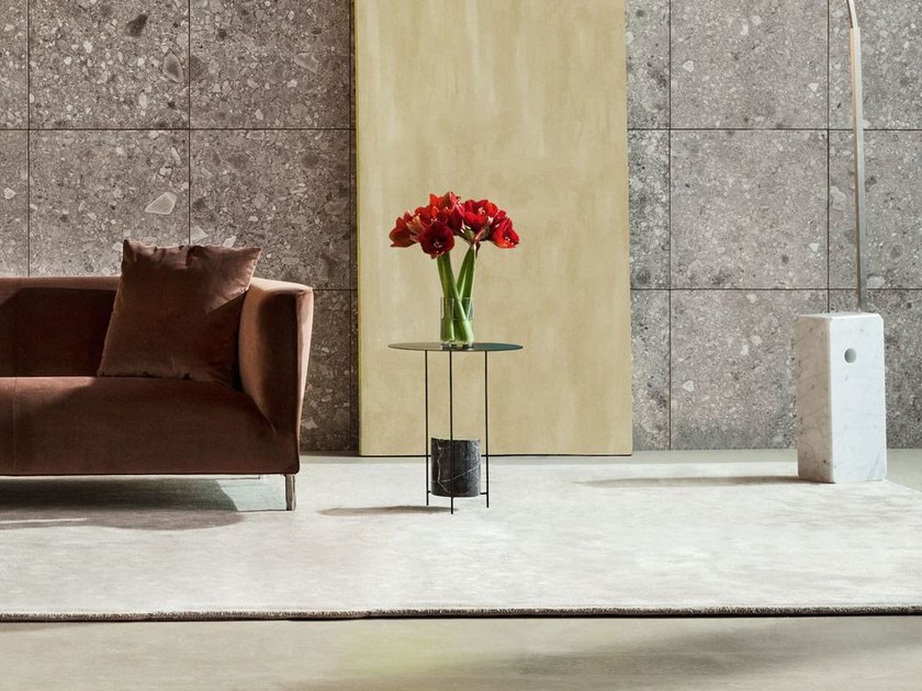 五金鐵藝烤漆不銹鋼電鍍大理石壓腳壓底平衡茶幾邊幾角幾COTTA Round marble coffee table