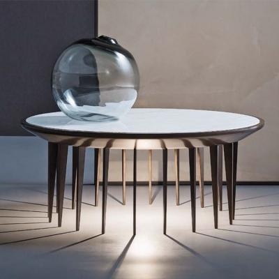 蜈蚣腳多腳茶幾五金不銹鋼大理石茶幾 KARA  Coffee table Marble coffee table