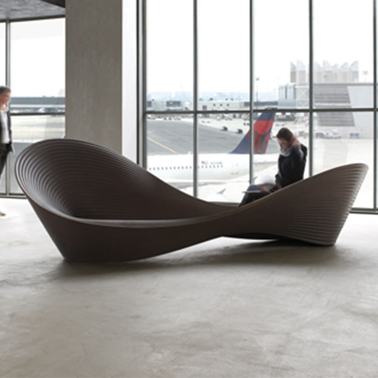 Ron Arad Folly bench Magis客運站 機場等候休閑沙發(fā) 戶外玻璃鋼
