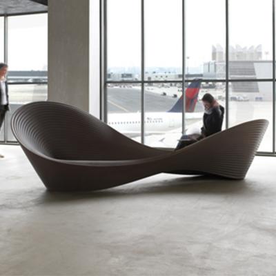 Ron Arad Folly bench Magis客運站 機(jī)場等候休閑沙發(fā) 戶外玻璃鋼