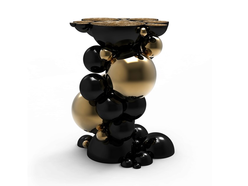 Boca do Lobo NEWTON牛頓茶幾變幻莫測宏偉樂趣鍍金球體半球體茶幾