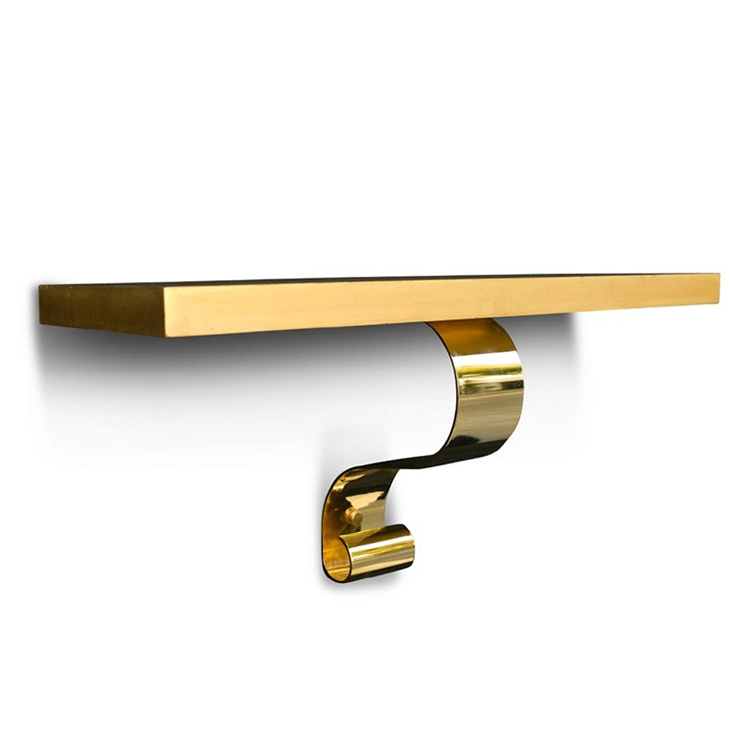 國外設(shè)計(jì) 蛇形腳 吲玄關(guān)桌蚯蚓腳 掛墻不銹鋼電鍍漂浮桌 總統(tǒng)套房家具