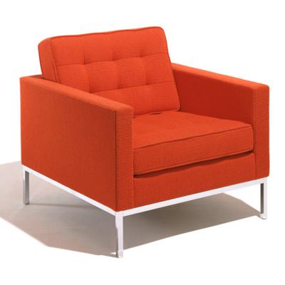 美國(guó)弗洛倫斯·諾爾 躺椅 沙發(fā)辦公室具不銹鋼鐵烤漆腳架軟包布藝皮革真皮沙發(fā)