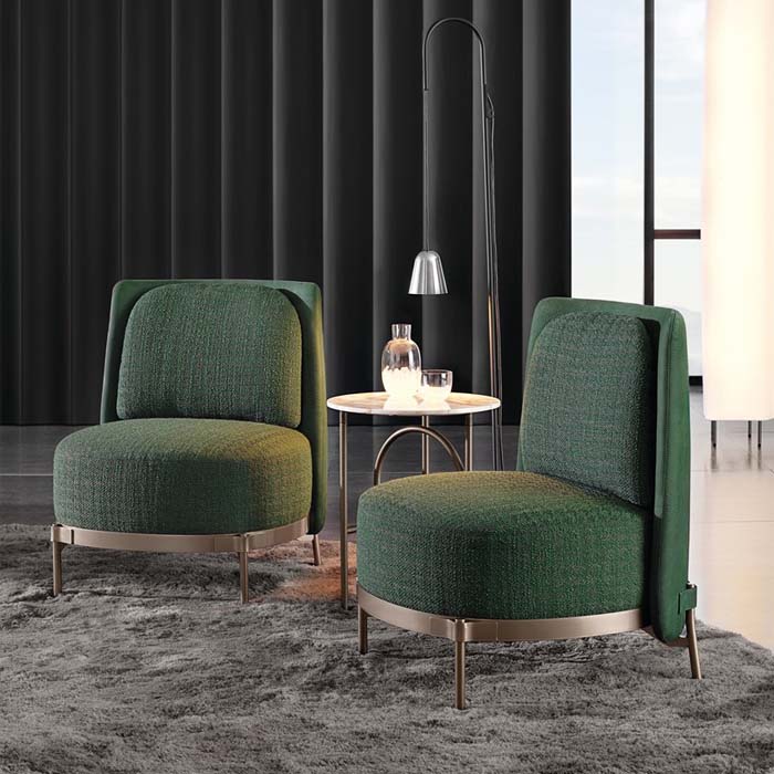 實(shí)物 minotti Tape Bergere Armchair 低背無(wú)扶手沙發(fā)椅繃帶椅 高檔會(huì)所沙發(fā) 高檔沙發(fā)椅