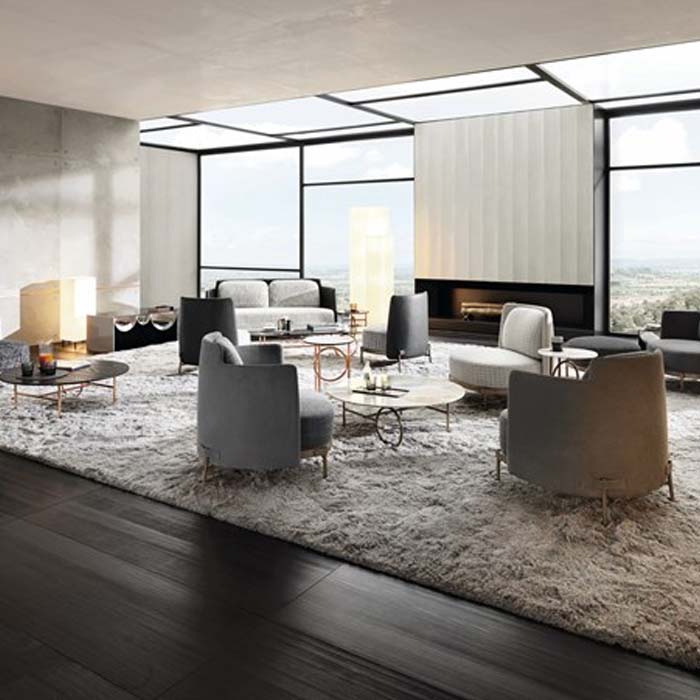 意大利minotti Tape Bergere Armchair低背扶手椅繃帶椅 高檔會(huì)所沙發(fā) 高檔沙發(fā)椅