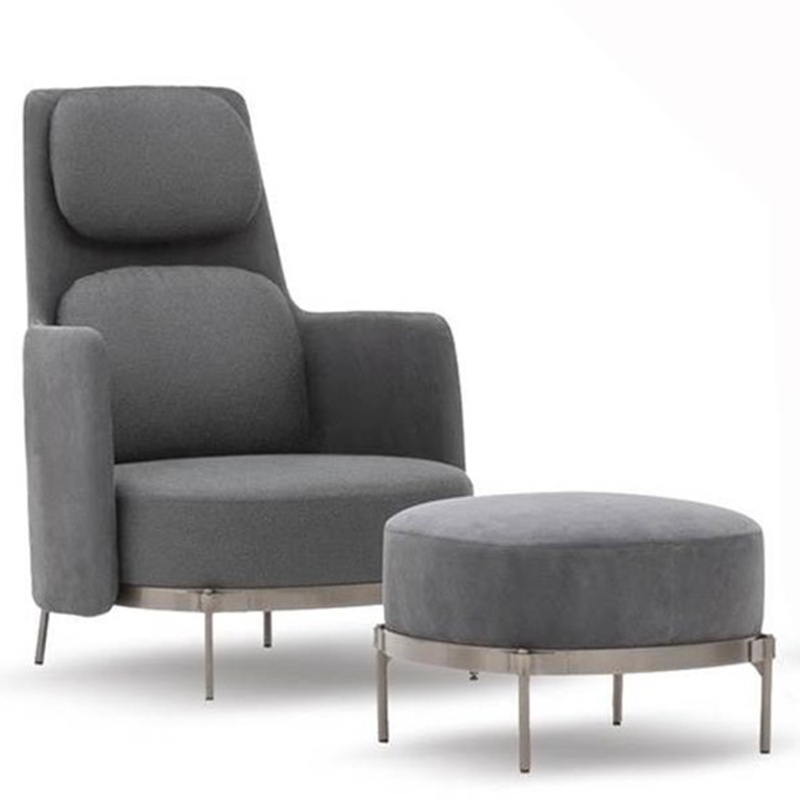 磁帶膠帶沙發(fā)椅 不銹鋼電鍍腳架超軟體沙發(fā)休閑椅 低背高背無扶手椅