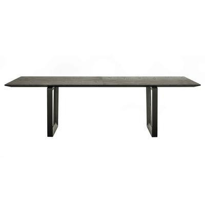 意大利波爾托那?弗勞 Roberto Lazzeroni 實(shí)木大餐桌餐椅組合 會(huì)議桌 簡(jiǎn)約時(shí)尚辦公桌