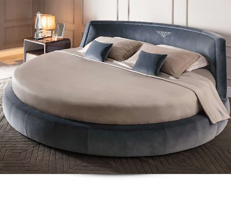 BENTLEY HOME AVEBURY BED 賓利家具床鋪埃夫伯里床彎曲圓形 酒店情侶會展婚禮床