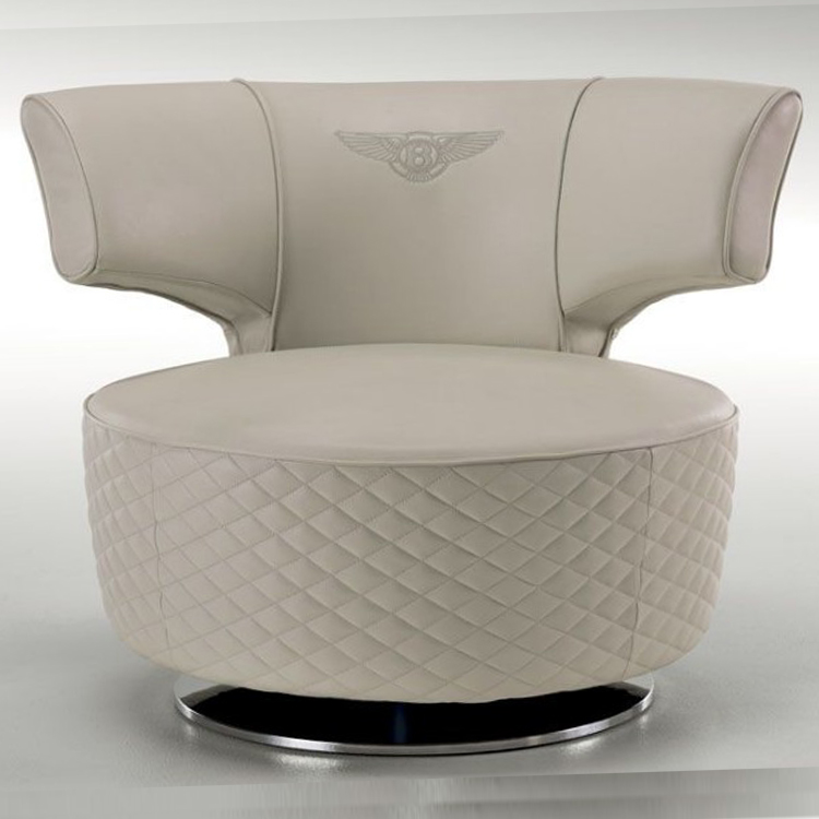 賓利家具牛角椅休閑椅單人沙發(fā)椅BENTLEY HOME BULL 不銹鋼金色腳電鍍無指紋