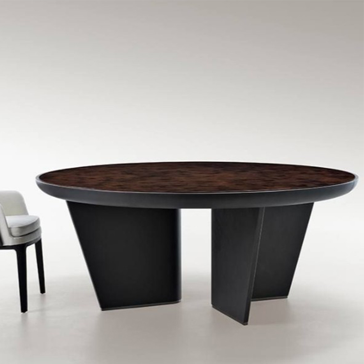 賓利家具BENTLEY HOME MADELEY 馬德雷餐桌茶幾會議桌五金實木大理石