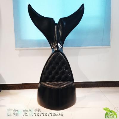 西班牙設(shè)計大師家具動物鯨魚尾巴椅 玻璃鋼藝術(shù)家海洋生物沙發(fā)椅