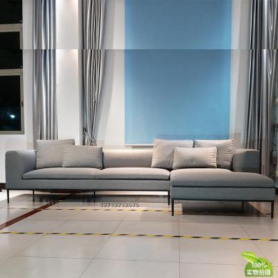 大牌意大利北歐設(shè)計(jì)師沙發(fā) Sofa 異形錐形腳架 鐵烤漆不銹鋼電鍍 3.4米長意式沙發(fā)