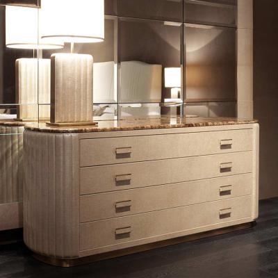 意大利RUGIANO柜系列 邊柜置物柜 多用途柜 五金不銹鋼電鍍大理石實木 布藝 皮質 軟包硬包家具定制