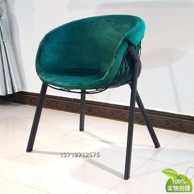 餐椅休閑椅鐵烤漆防掉漆椅 半圓內(nèi)膽軟包滌棉 不銹鋼電鍍家用商用