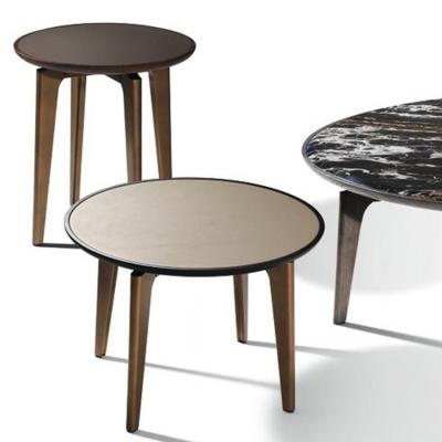 意大利 Giorgetti 設計師Carlo Colombo 茶幾邊幾角幾 不銹鋼金屬大理石實木家具