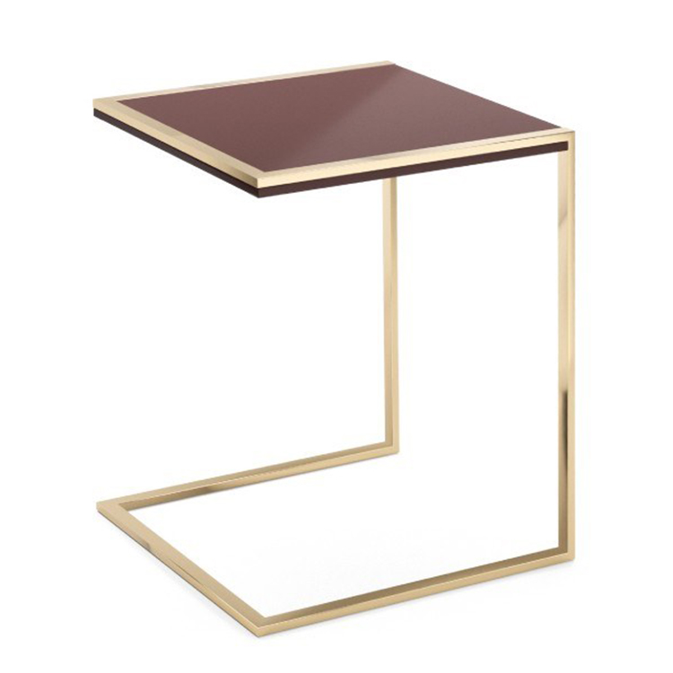 葡萄牙輕奢極簡(jiǎn)家具 PRADDY WILD tea coffee table 茶幾邊幾小戶型不銹鋼大理石實(shí)木金色