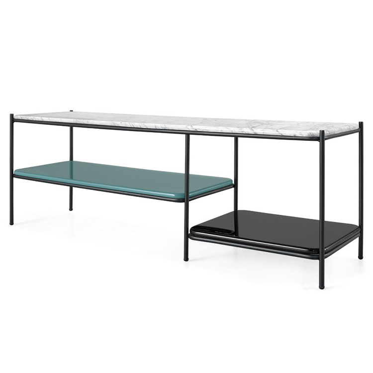 葡萄牙?玄關(guān)桌 PRADDY STANLEY table 碳素鋼鐵烤漆噴砂 不銹鋼電鍍槍黑色 金屬大理石實(shí)木臺(tái)面