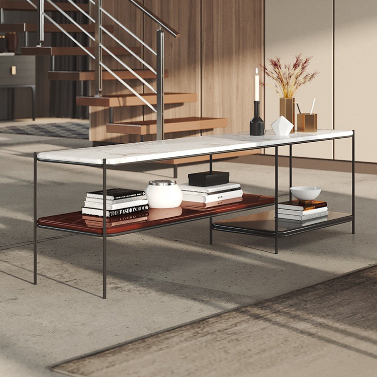 葡萄牙?玄關桌 PRADDY STANLEY table 碳素鋼鐵烤漆噴砂 不銹鋼電鍍槍黑色 金屬大理石實木臺面