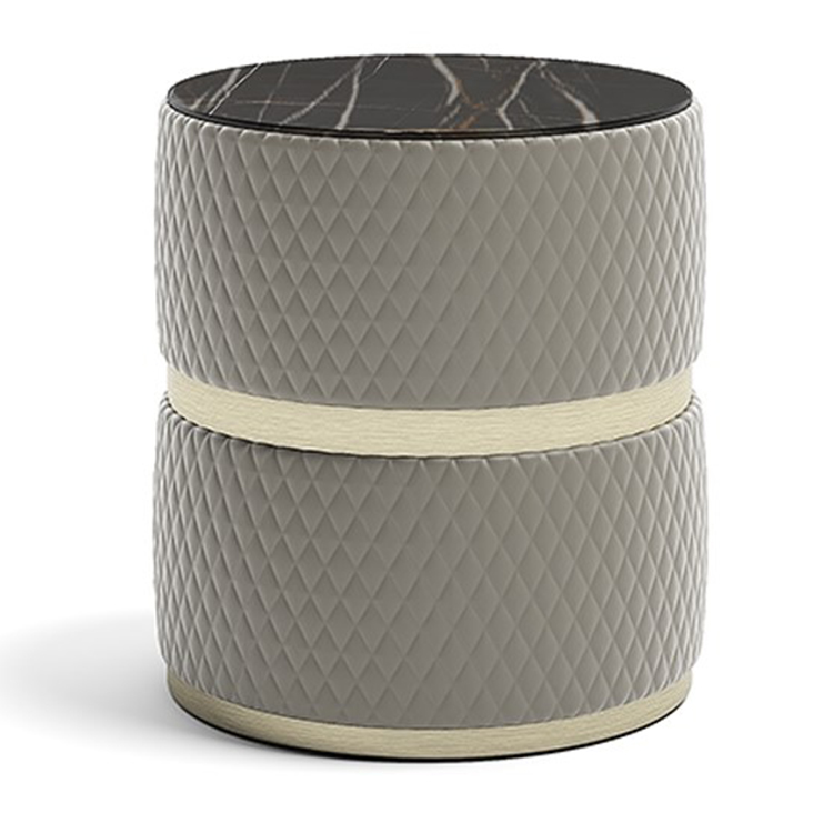 意大利 capital collection COOKIE 曲奇50茶幾  不銹鋼亮面反光鏡面金色布藝大理石實(shí)木凳子墩子腳踏