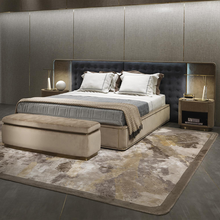 Visionnaire FABIO BONFà 臥室 設計案例 床鋪柜子化妝臺鏡子 單人多人沙發(fā)組合 換鞋長凳子沙發(fā)椅