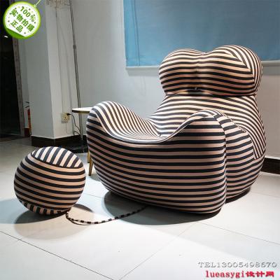 SERIE UP現(xiàn)貨意大利母親的懷抱Gaetano Pesce女人身體母子圓球腳踏 線條美絨球椅