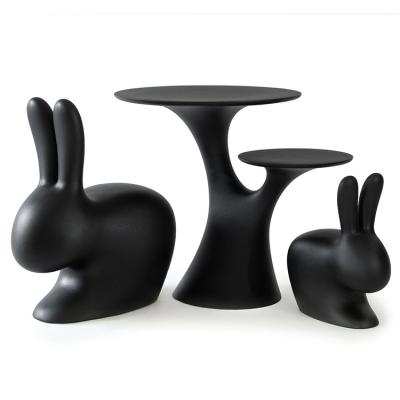 2019年新品 意大利 Qeebo Stefano Giovanni? Rabbit tree table玻璃鋼兔子樹桌樹枝桌
