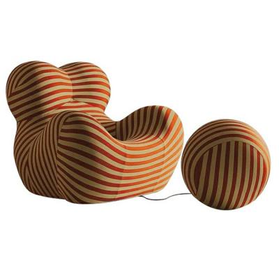 ?網(wǎng)紅椅 母子椅子 意大利母親的懷抱女人身體母子圓球腳踏 線條美50周年絨