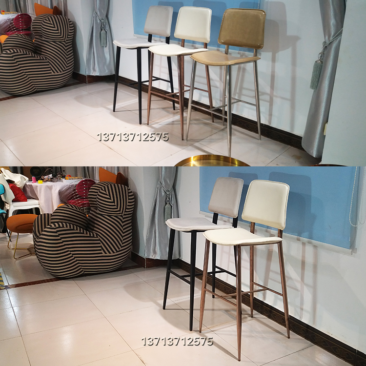 現(xiàn)貨國際設(shè)計師高吧椅 異形方腳 High chair bar stool 酒店會所