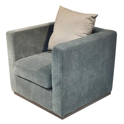 意大利分迪設(shè)計 極簡約會所樣板房 輕奢客廳酒店 小戶型單人沙發(fā)