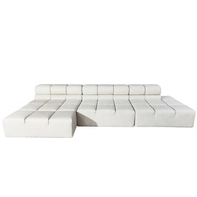 意大利設(shè)計師百變 任意拼組合沙發(fā) 意式科技布現(xiàn)代客廳酒店豆腐塊
