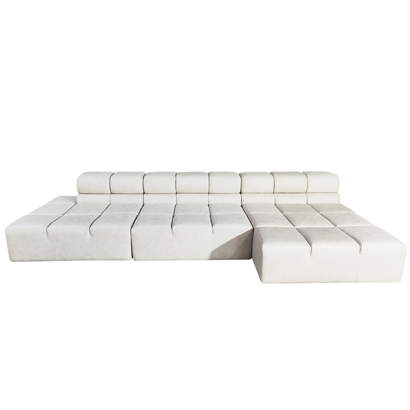 意大利設(shè)計師百變 任意拼組合沙發(fā) 意式科技布現(xiàn)代客廳酒店豆腐塊
