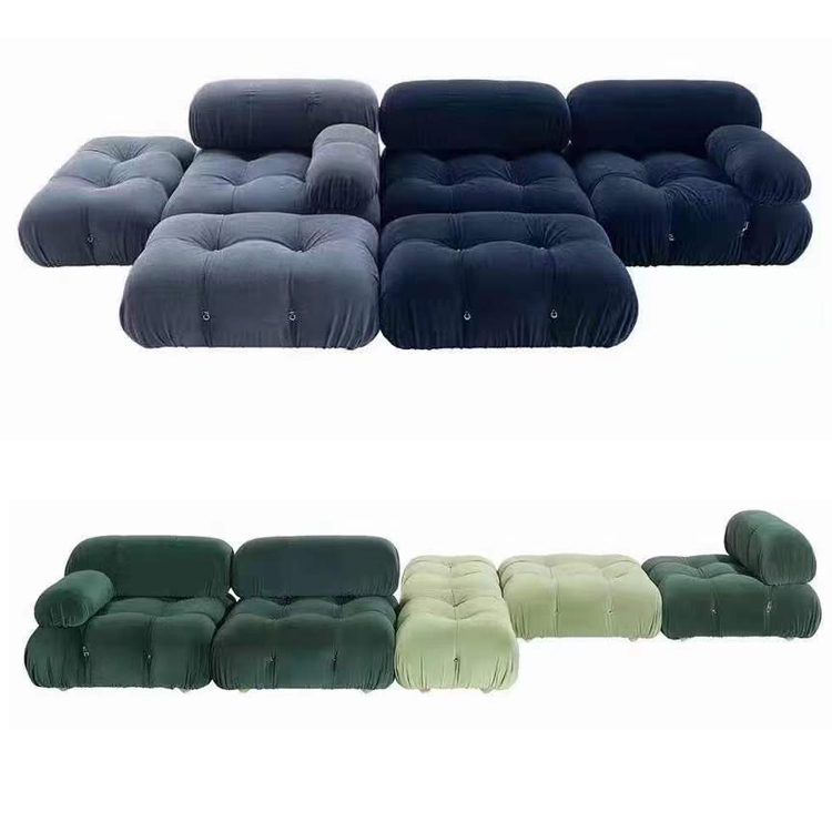 實(shí)物 意大利 B&B ITALIA設(shè)計(jì)師Mario Bellini 復(fù)古摯愛(ài)沙發(fā)系列 camaleonda