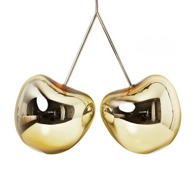 意大利Qeeboo CHERRY METAL 櫻桃金屬香檳金銀色吊燈 設(shè)計(jì)師Nika Zupanc