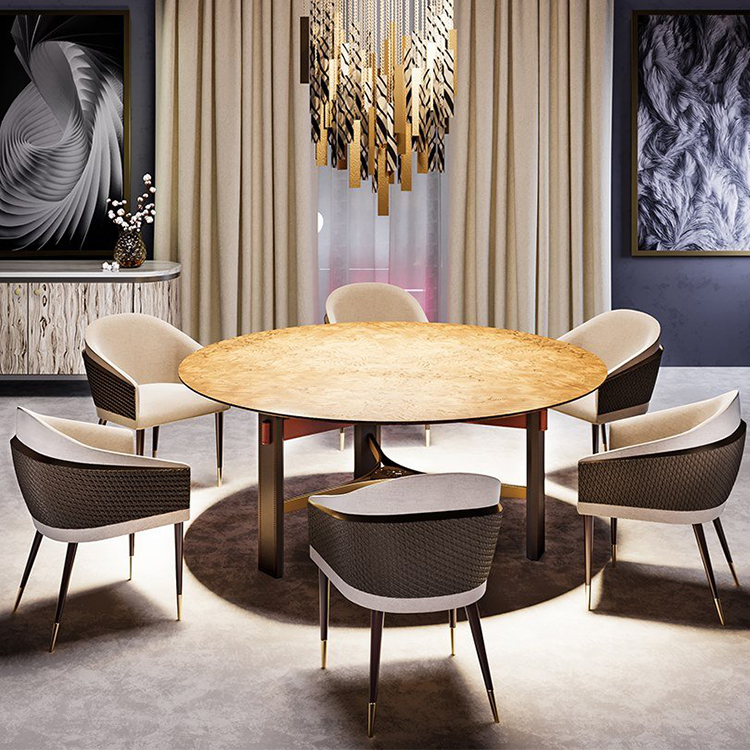 意大利 Tonino Lamborghini Casa 蘭博基尼跨界家具 不銹鋼金色輕奢餐椅 實木銅套