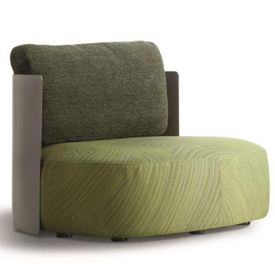 2022年意大利弗洛皮埃爾扶手椅 五金靠背單人雙人沙發(fā) 軟包吧椅