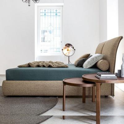 意大利Twils帆床鋪 SAIL bed 可拆洗布藝床頭 皮質(zhì)全軟包店鋪 盧吉家具定制