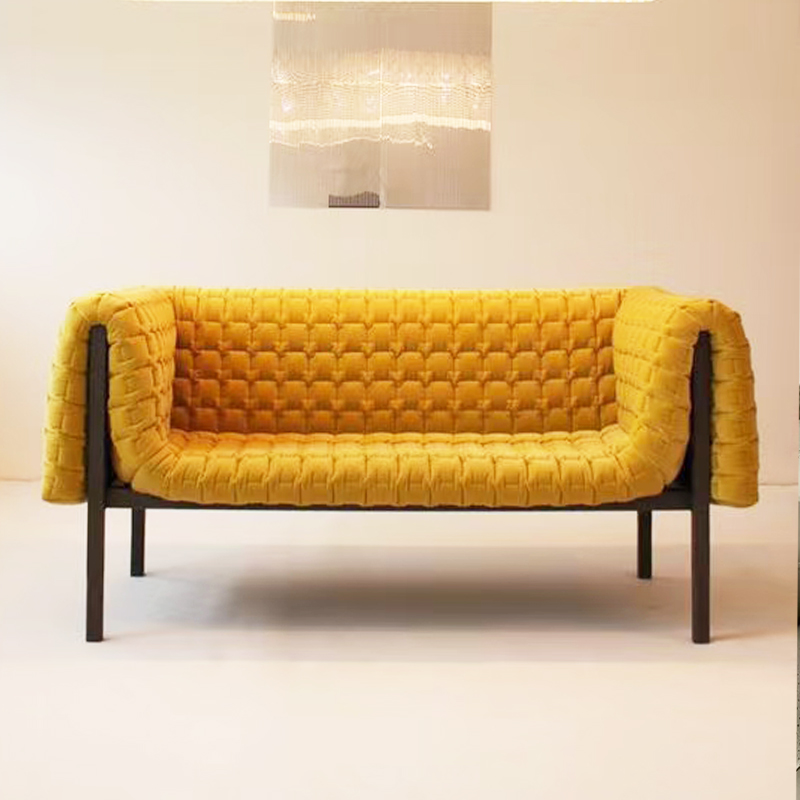 實物 意大利寫意空間 魯切褶帶 沙發(fā)系列 床鋪系列五金壓紋面料