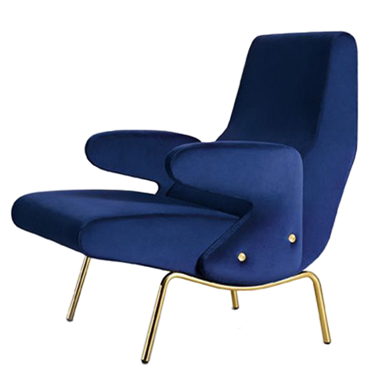 2022年實(shí)物 意大利阿弗萊克斯 Sofa bench設(shè)計(jì)師沙發(fā)凳扶手椅 armchair 不銹鋼金色酒店家具