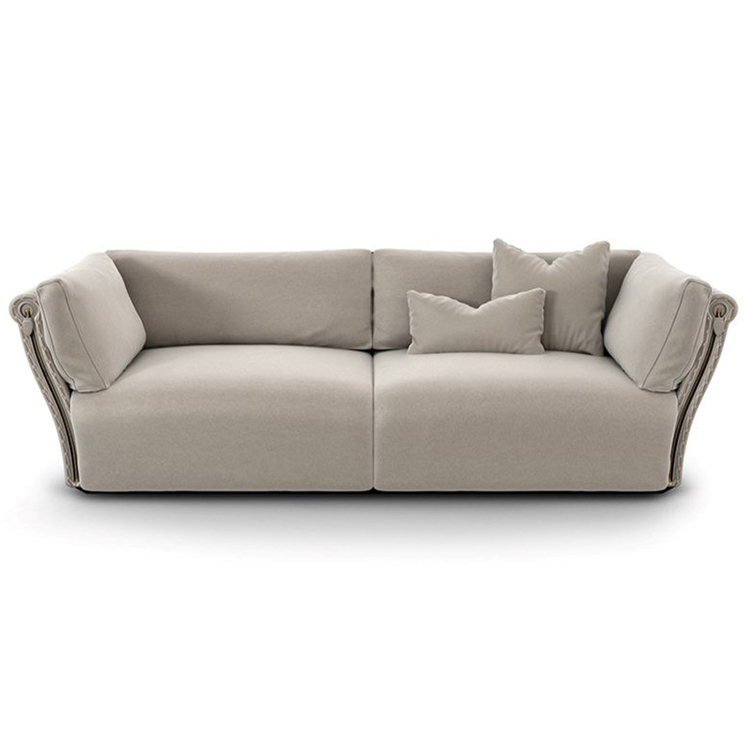 Tonino Lamborghini Casa托尼諾·蘭博基尼 單人雙人三人位沙發(fā) 拉鏈裝飾 壓線紋路酒店會所樣板房家具