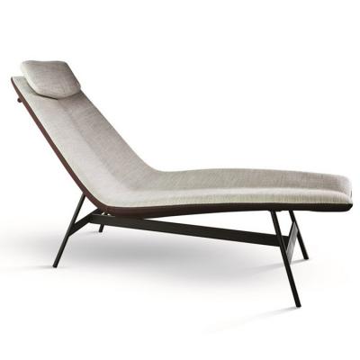 意大利Bonaldo  博納爾多因斯安樂椅  ALPILLES  Easy chair躺椅 桌子酒店會所家用商用五金不銹鋼軟包貴妃沙發(fā)椅