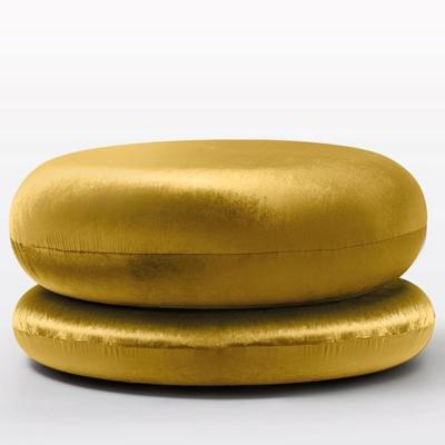 Quinti Sedute  BUBBLE意大利昆蒂·泡泡凳子金色墊子 東南亞日本 布藝圓柄雙層食品造型墩