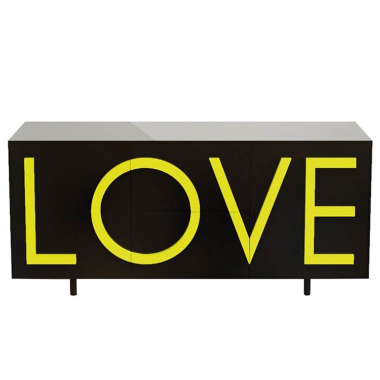 意大利Fabio Novembre 德里亞德LED燈邊柜電視柜茶幾柜體  Driade LOVE LARGE Cabinet 藝術柜子