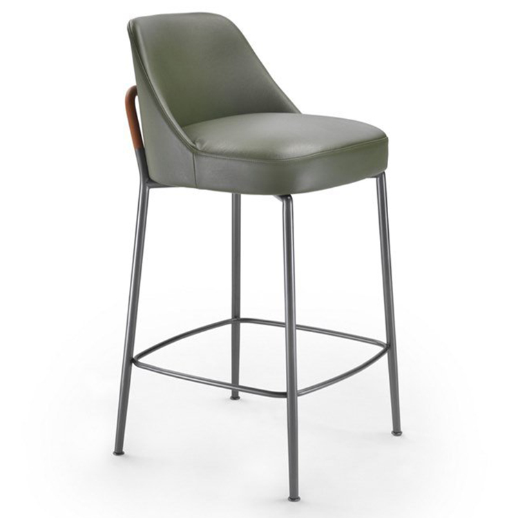 兩款 2022年新品 意大利馬利凳子 吧凳 高腳酒吧椅 福拉斯弗姆吧椅 Flexform Antonio Citterio 不銹鋼電鍍實(shí)木椅