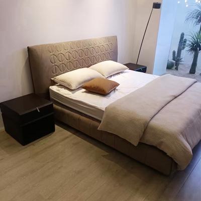 實物意大利米洛提柯蒂斯床 Rodolfo dordoni意式經(jīng)典時尚酒店別墅畫圈圈 輕奢簡約現(xiàn)代拼接設(shè)計師床鋪