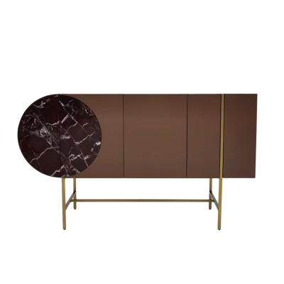 實物 BAXTER巴克斯特hagit pincovici玄關柜 不銹鋼實木大理石 側柜邊柜 輕奢餐設計師樣板房收納儲物柜鞋柜