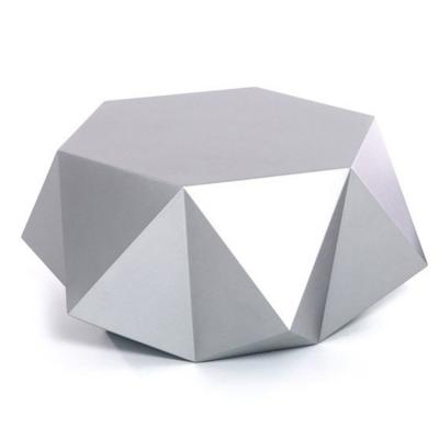 四款:Albania  VIP DIAMOND Tea table 阿爾巴尼亞 鉆石茶幾玻璃鋼漆面/電鍍金色茶幾/金色銅色電鍍