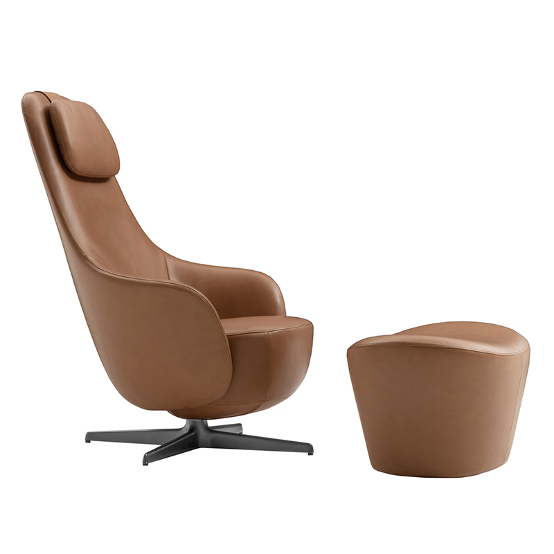 Naoto Fukasawa 意大利 B&B Italia 意式極簡HARBOR LAIDBACK 港灣悠閑扶手椅 客廳休閑椅