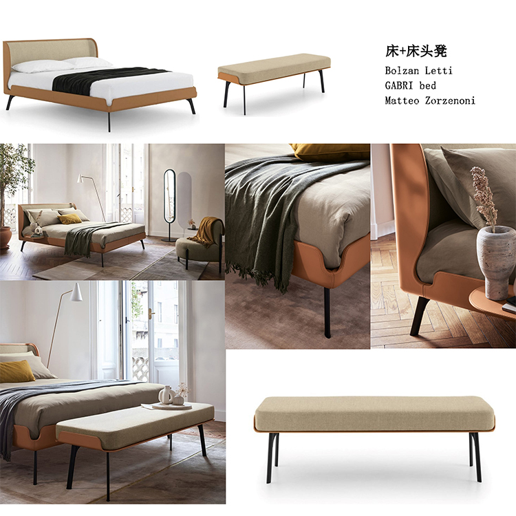 新品 意大利 Bolzan Letti 長椅 Indoor bench 床頭凳 馬鞍硬皮床鋪 Matteo Zorzenoni設計