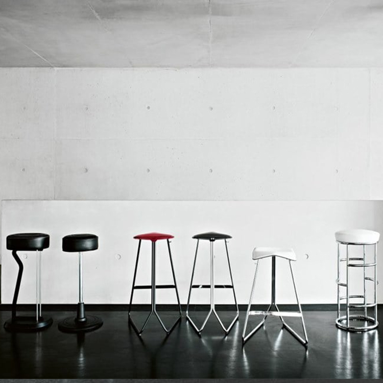 意大利 ClassiCon 吧椅茶幾桌子邊幾餐桌  不銹鋼玻璃電鍍五金鐵漆軟包吧椅